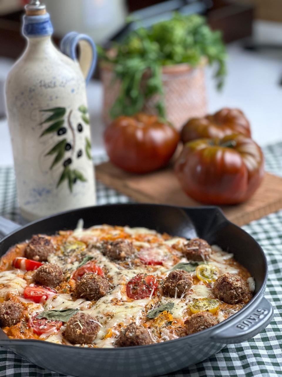 Orzo Meat Balls Pasta